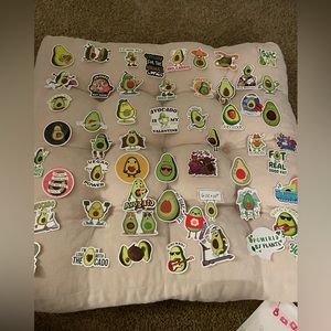 65 Fun Avocado 🥑 Vegan Plant 🌱 Nalgene / Hydroflask Waterproof 💦 Stickers